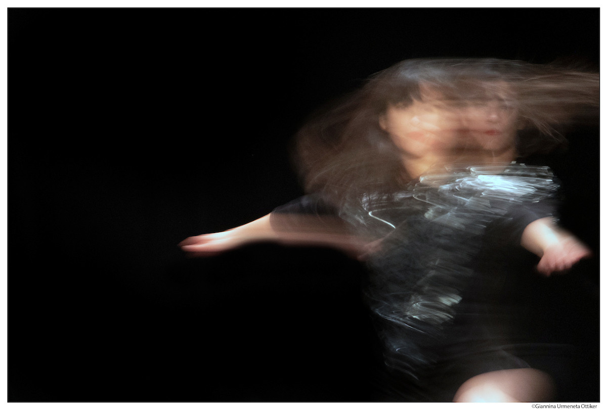 Dancer in long exposure